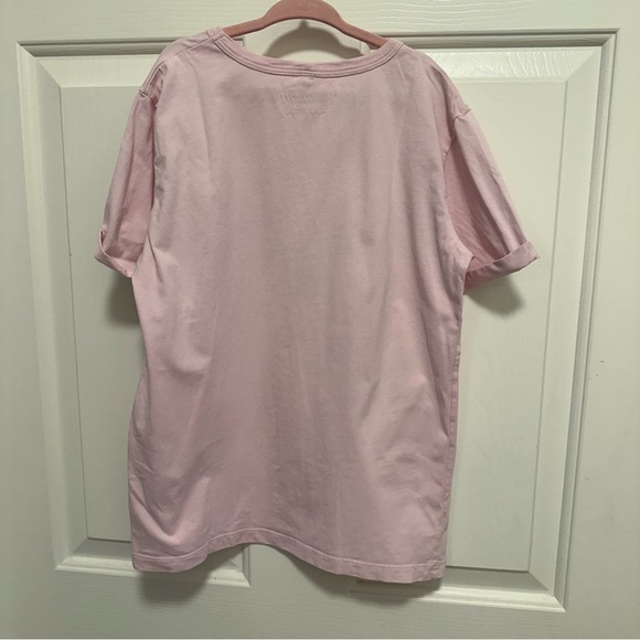 STELLA MCCARTNEY KIDS GIRLS PINK COTTON COCKTAIL PRINT T-SHIRT Size 12 - Picture 2 of 4